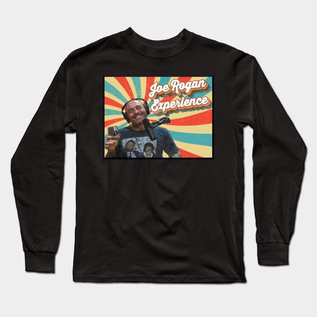 Joe Rogan Experience Retro Long Sleeve T-Shirt by HootVault